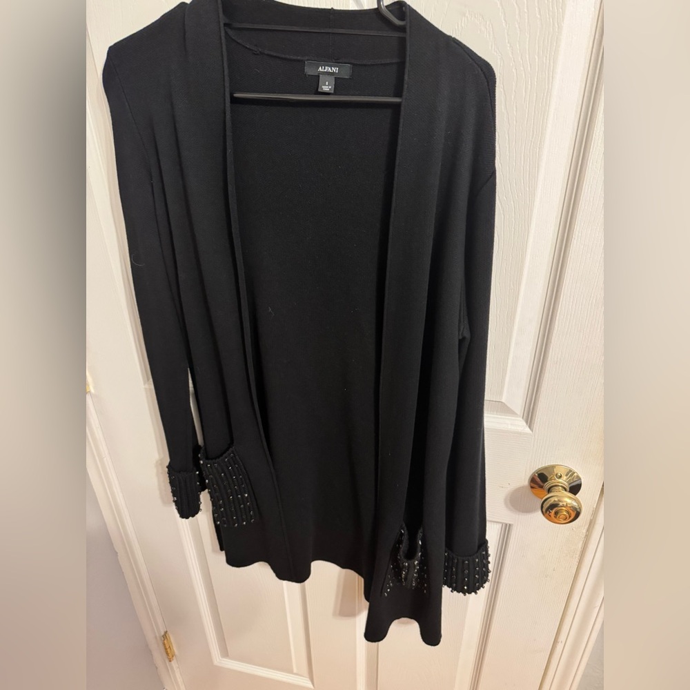 Black Beaded Women's Jacket